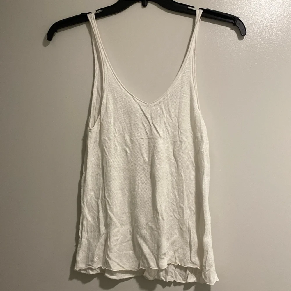 Lululemon Tank Top It’s A Tie Tank White Knit